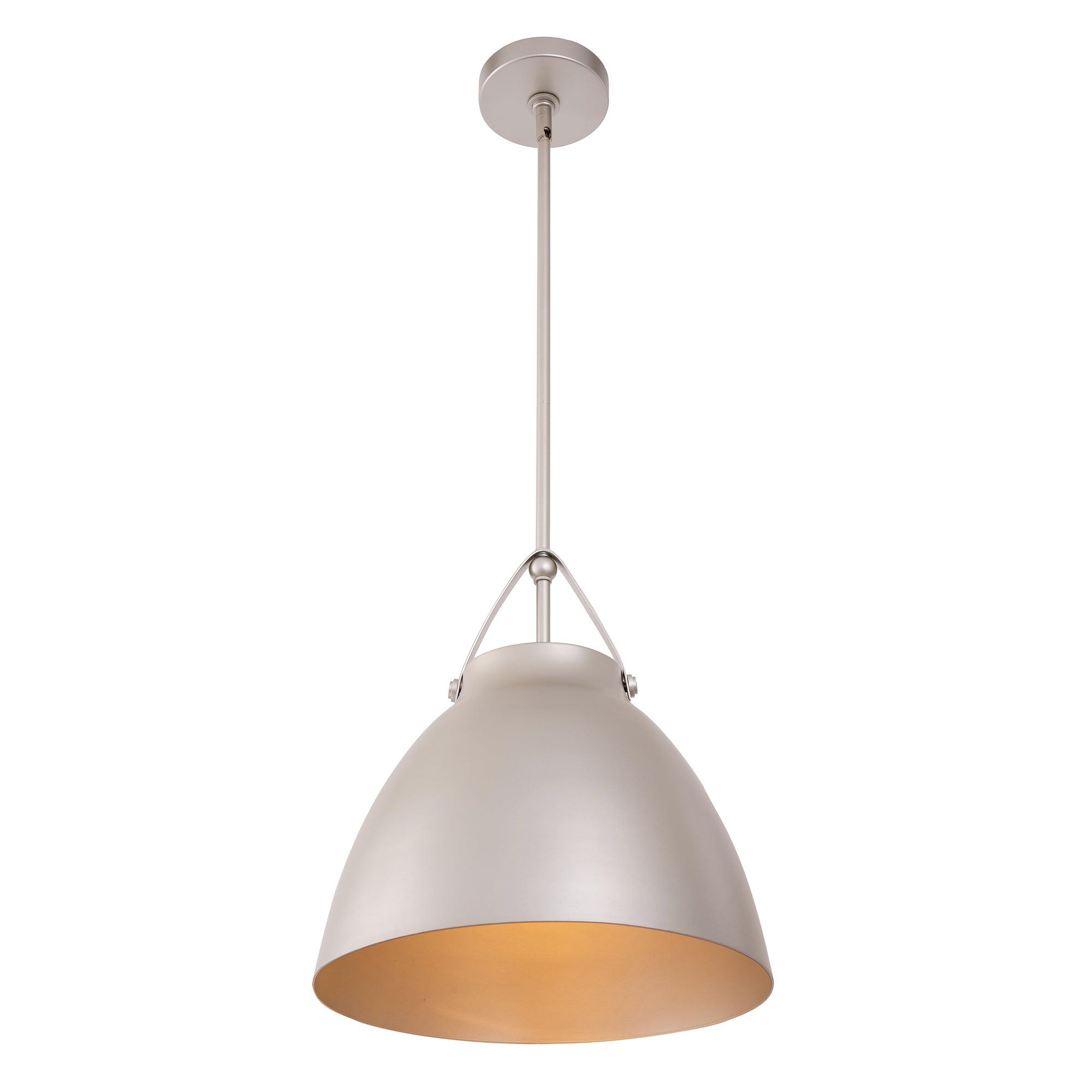 Modern Metal 1-Light Dimmable Pendant Light