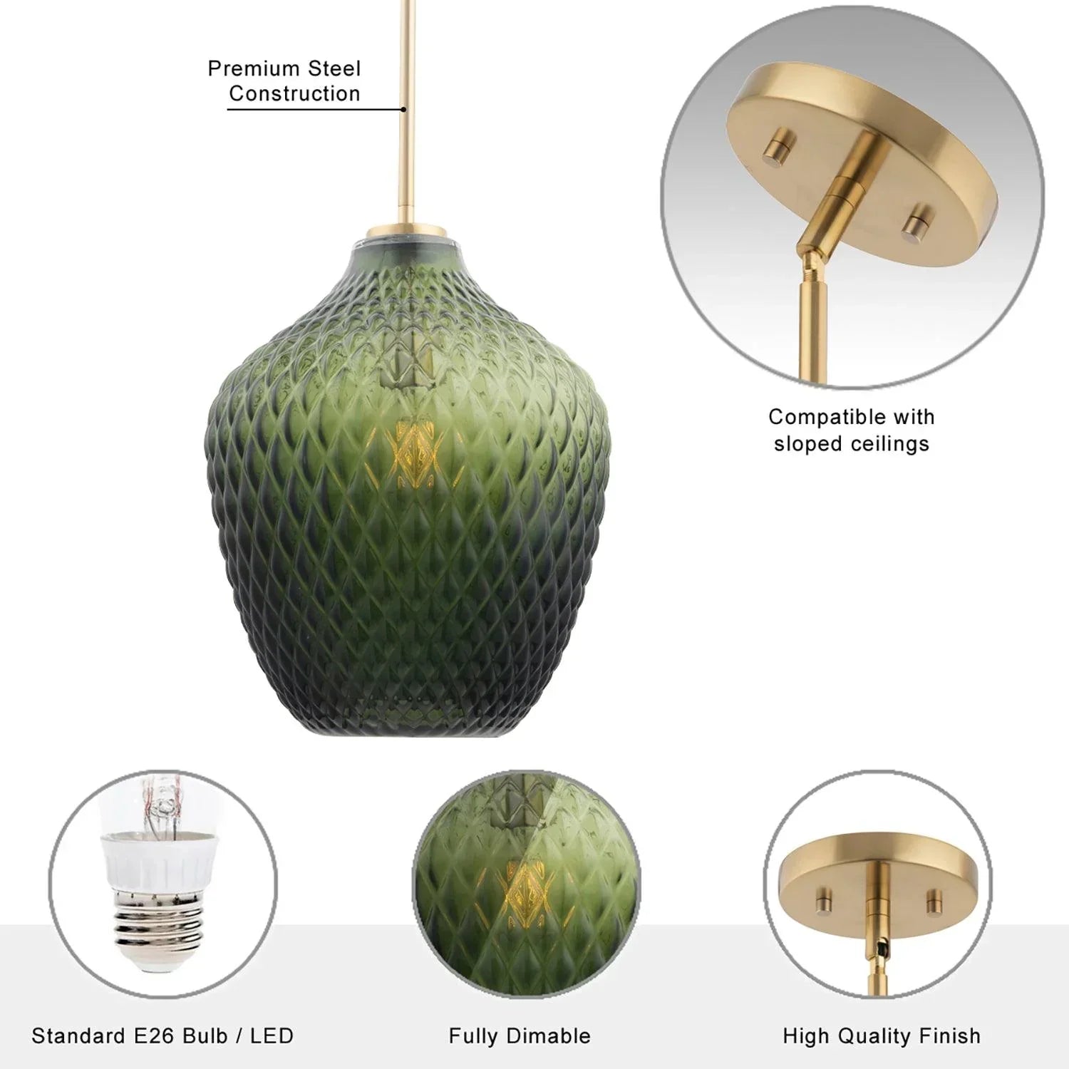 Lavine Olive Island Pendant Light