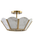 15" Lena 3-Light Semi-Flush Mount Ceiling Light