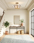 15" Lena 3-Light Semi-Flush Mount Ceiling Light