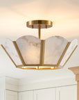 15" Lena 3-Light Semi-Flush Mount Ceiling Light