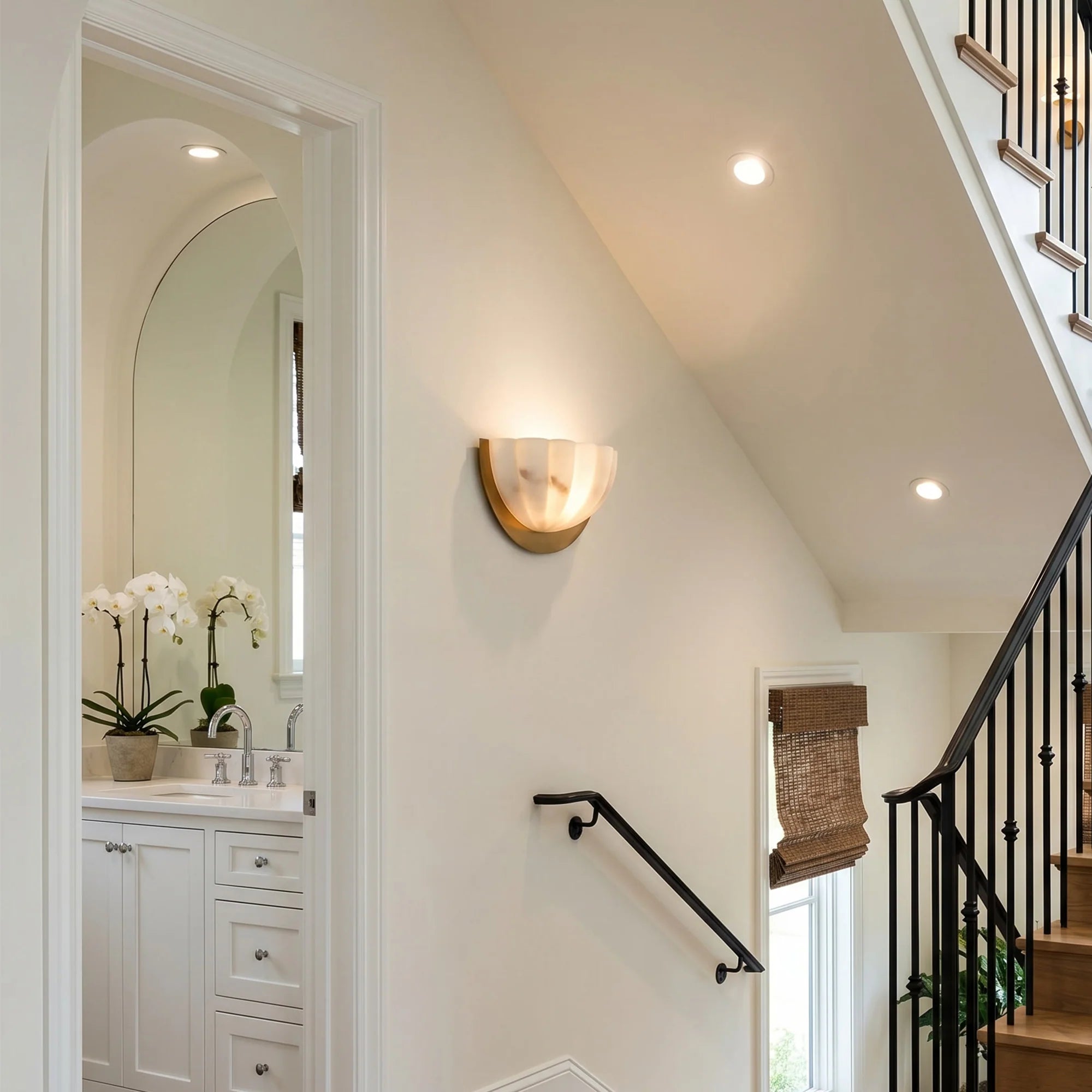 12" Mavis Golden Wall Sconce
