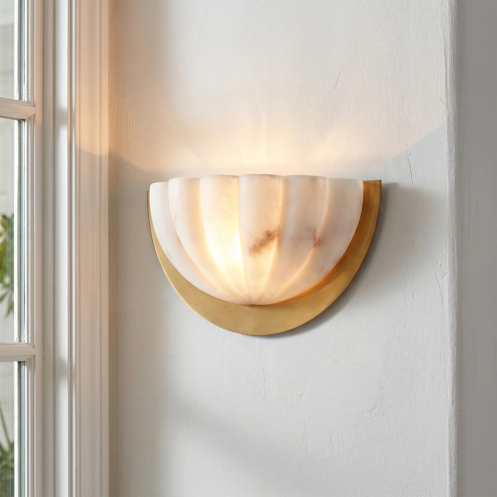12" Mavis Golden Wall Sconce
