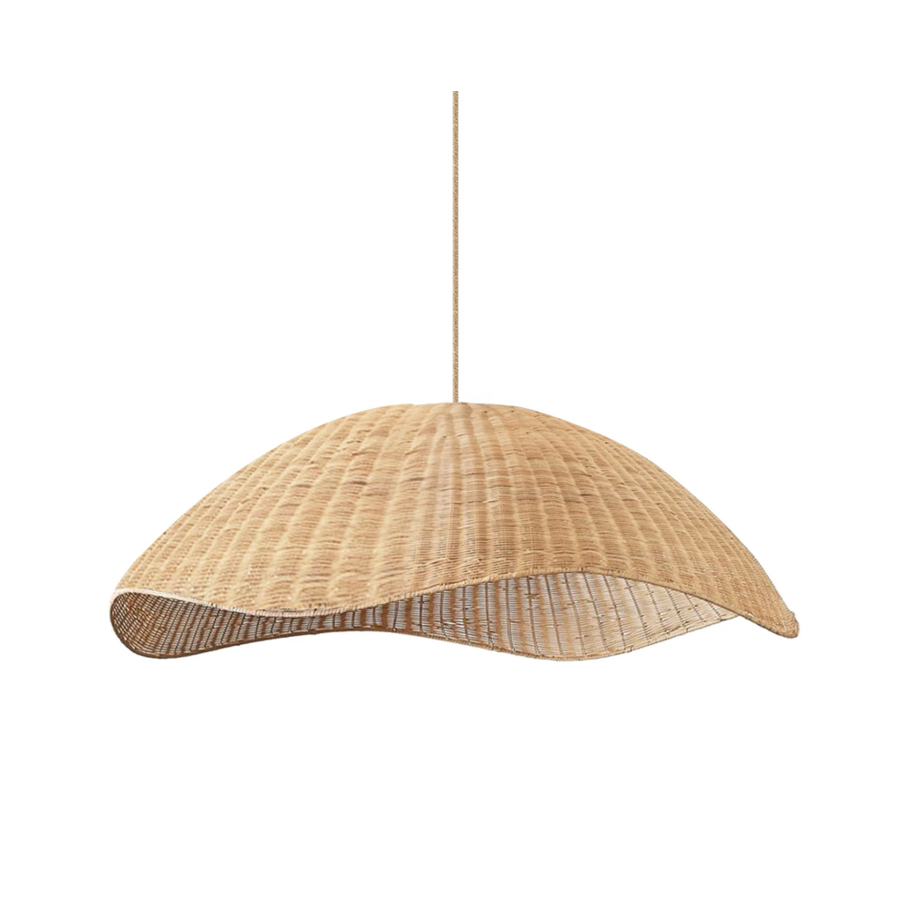 Nana Vermiculate Rattan Pendant Light