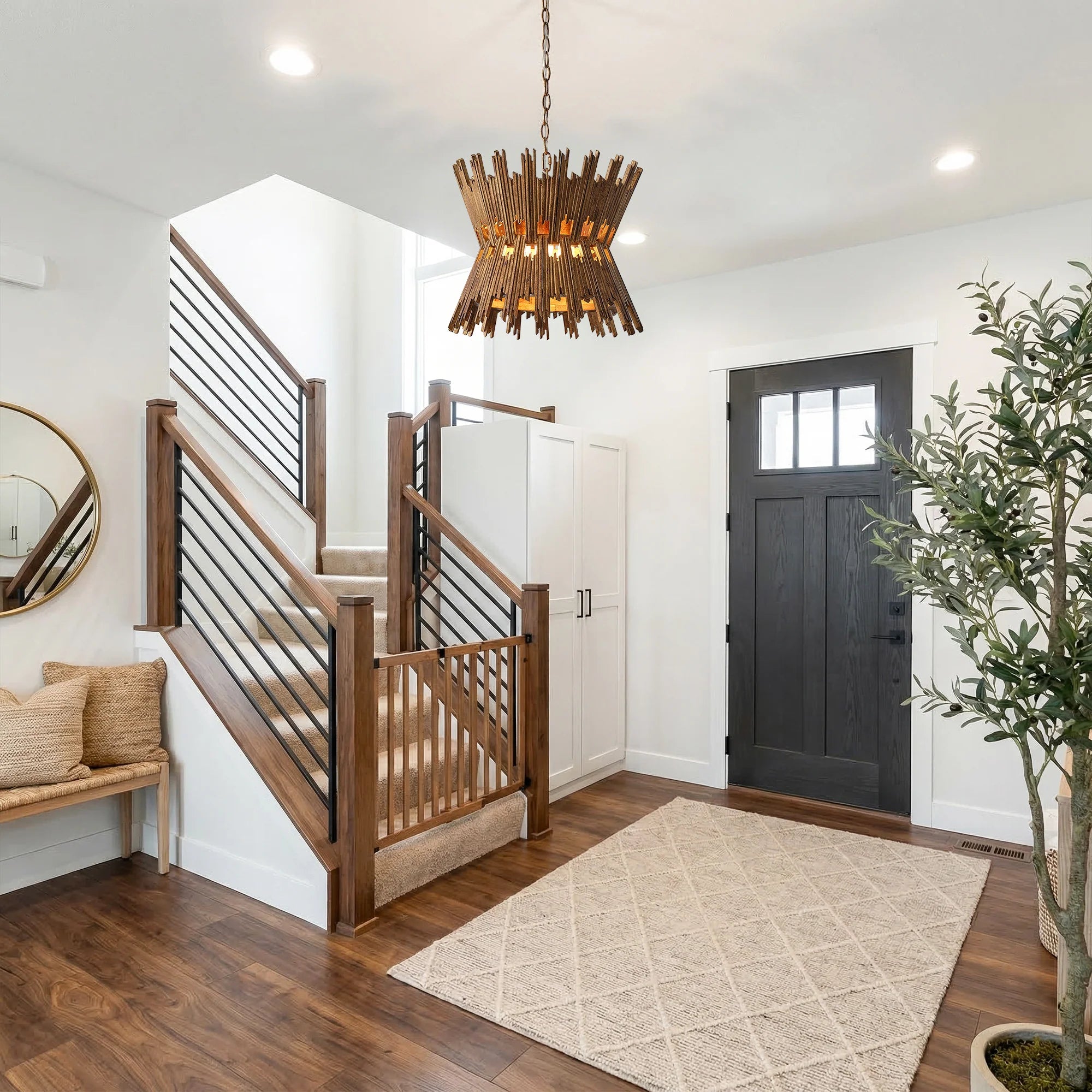 16" Olga 4-Light Island Pendant Light