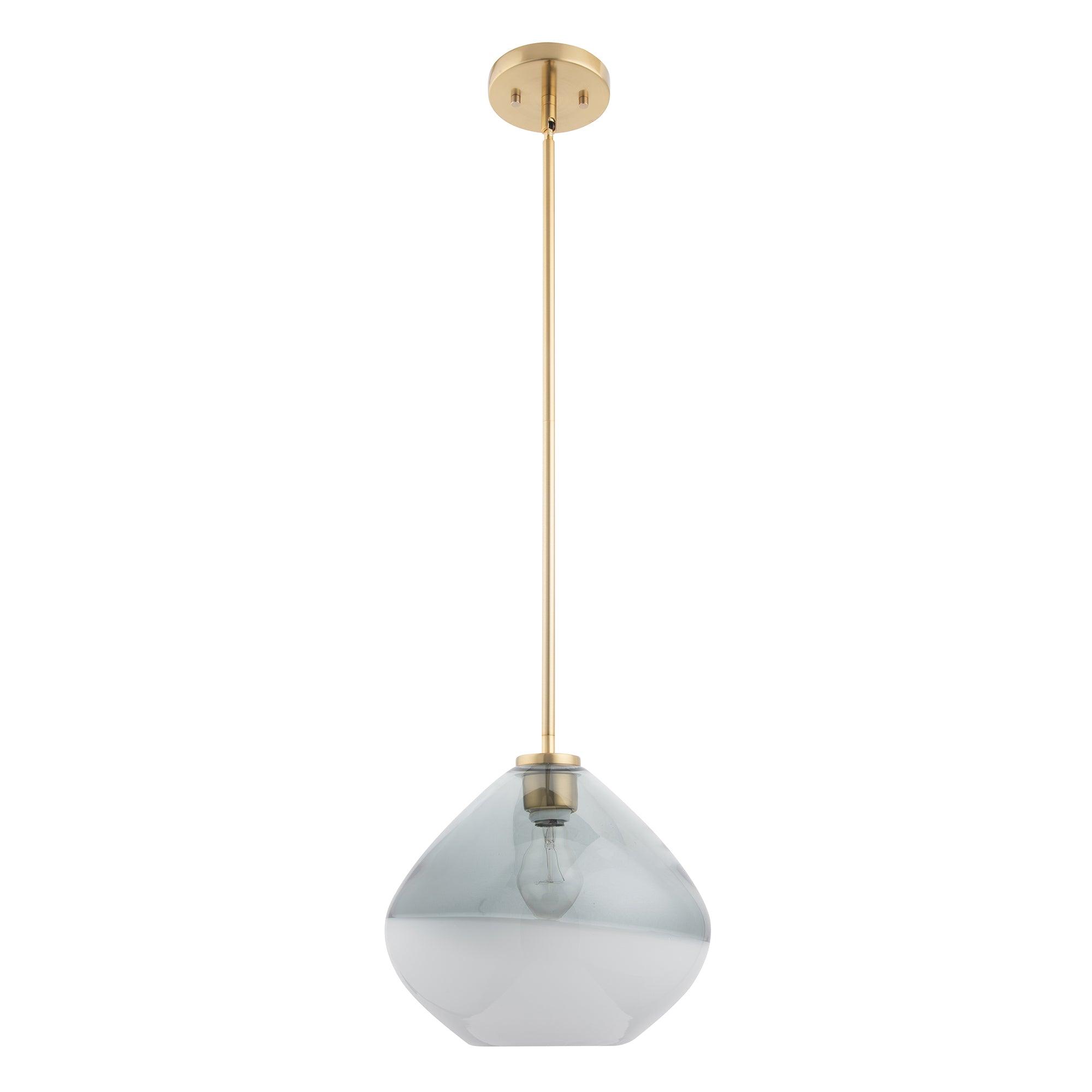 Pheobe Modern Handblown Glass 1-Light Pendant Light