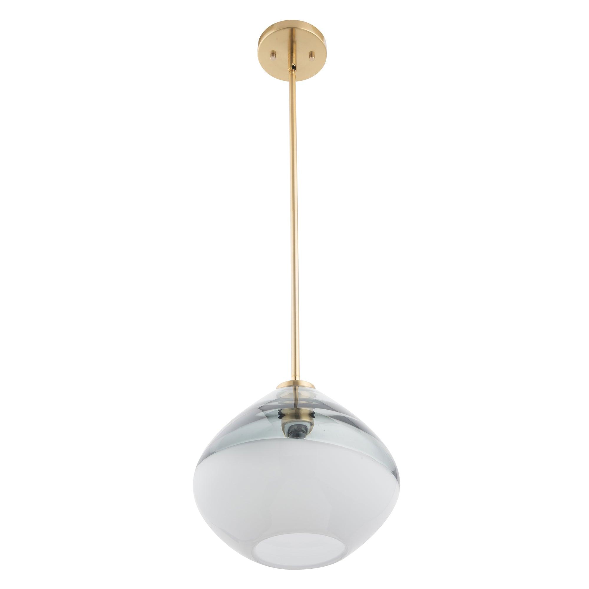 Pheobe Modern Handblown Glass 1-Light Pendant Light