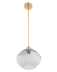 Pheobe Modern Handblown Glass 1-Light Pendant Light