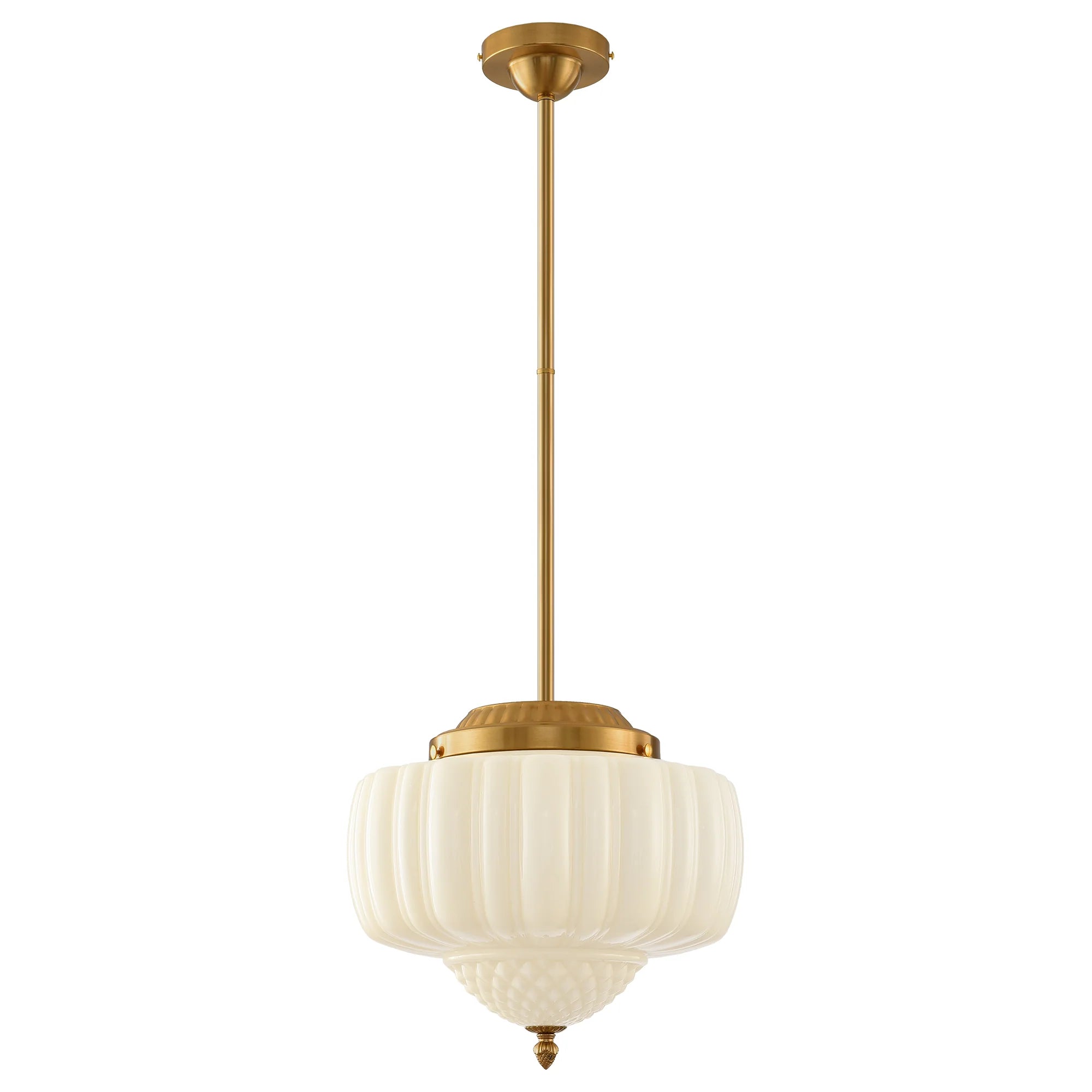Phyllis Gold Brass 3-Light Island Pendant Light