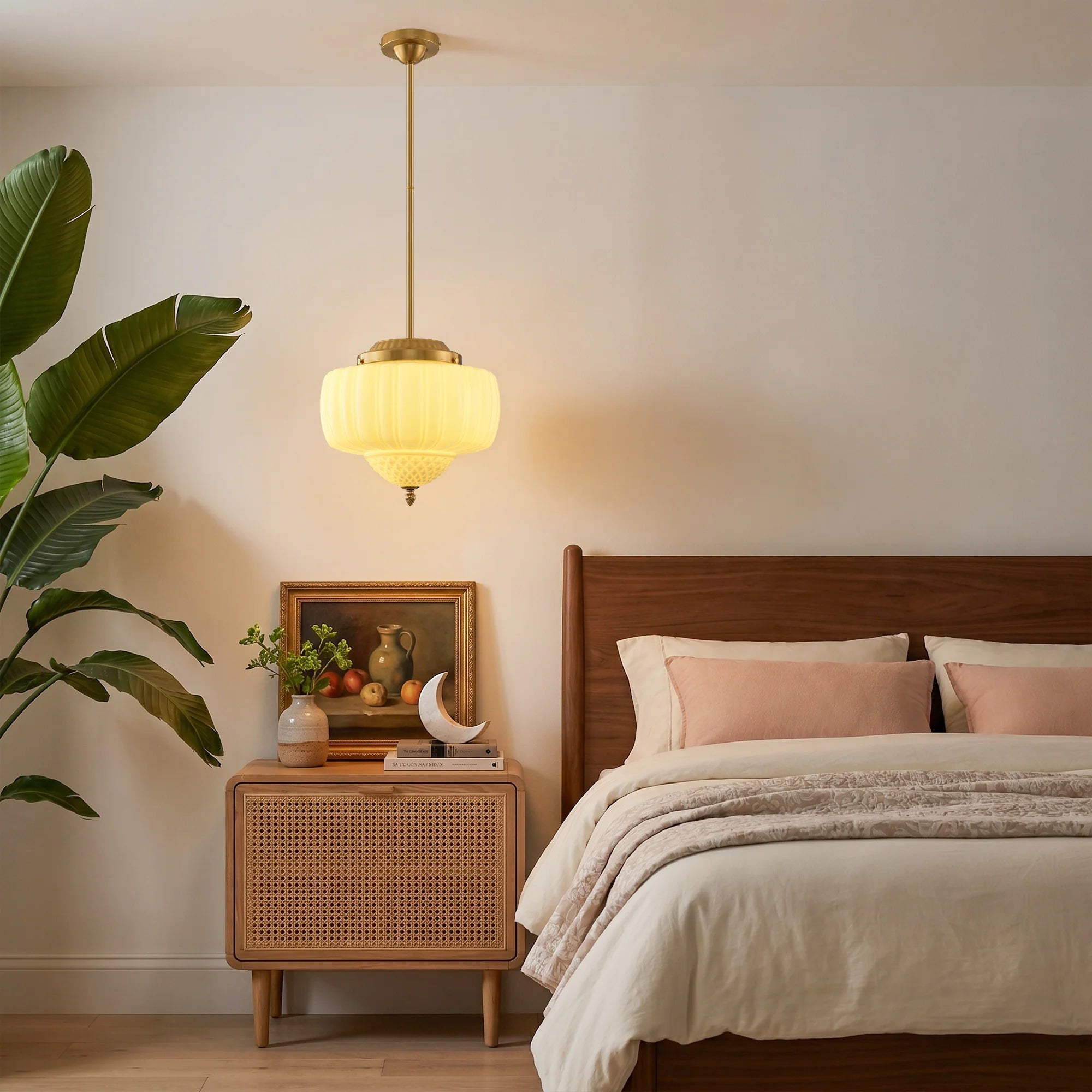 Phyllis Gold Brass 3-Light Island Pendant Light