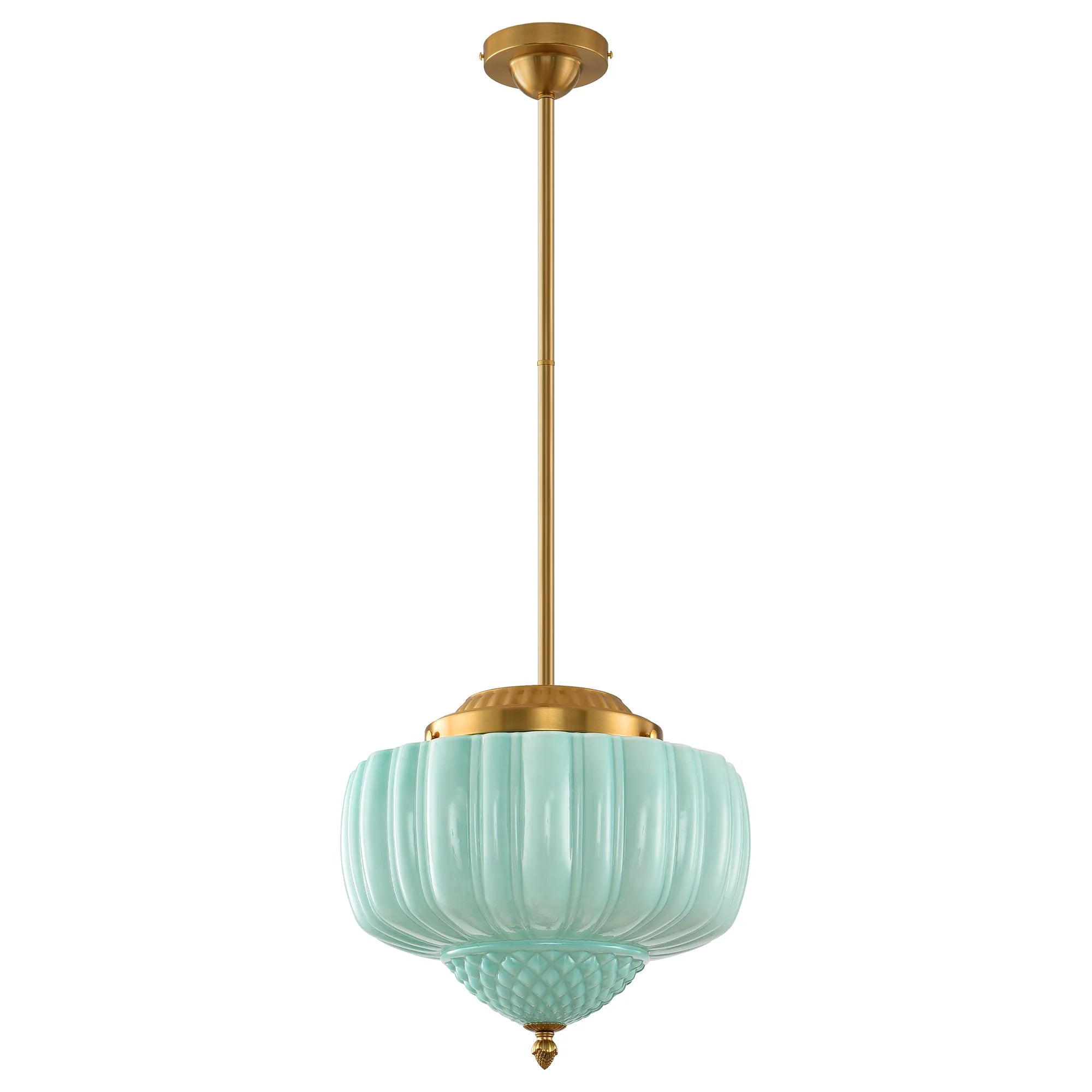 Phyllis Gold Brass 3-Light Island Pendant Light