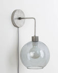 Plug-In Bend Solo 8in Globe Sconce