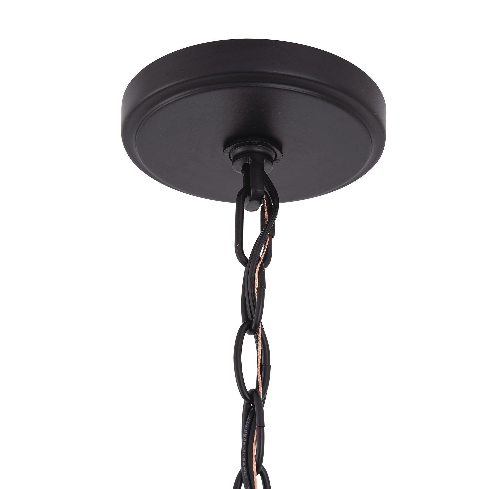 Radiant Industrial Traditional 6-Light Dimmable Chandelier