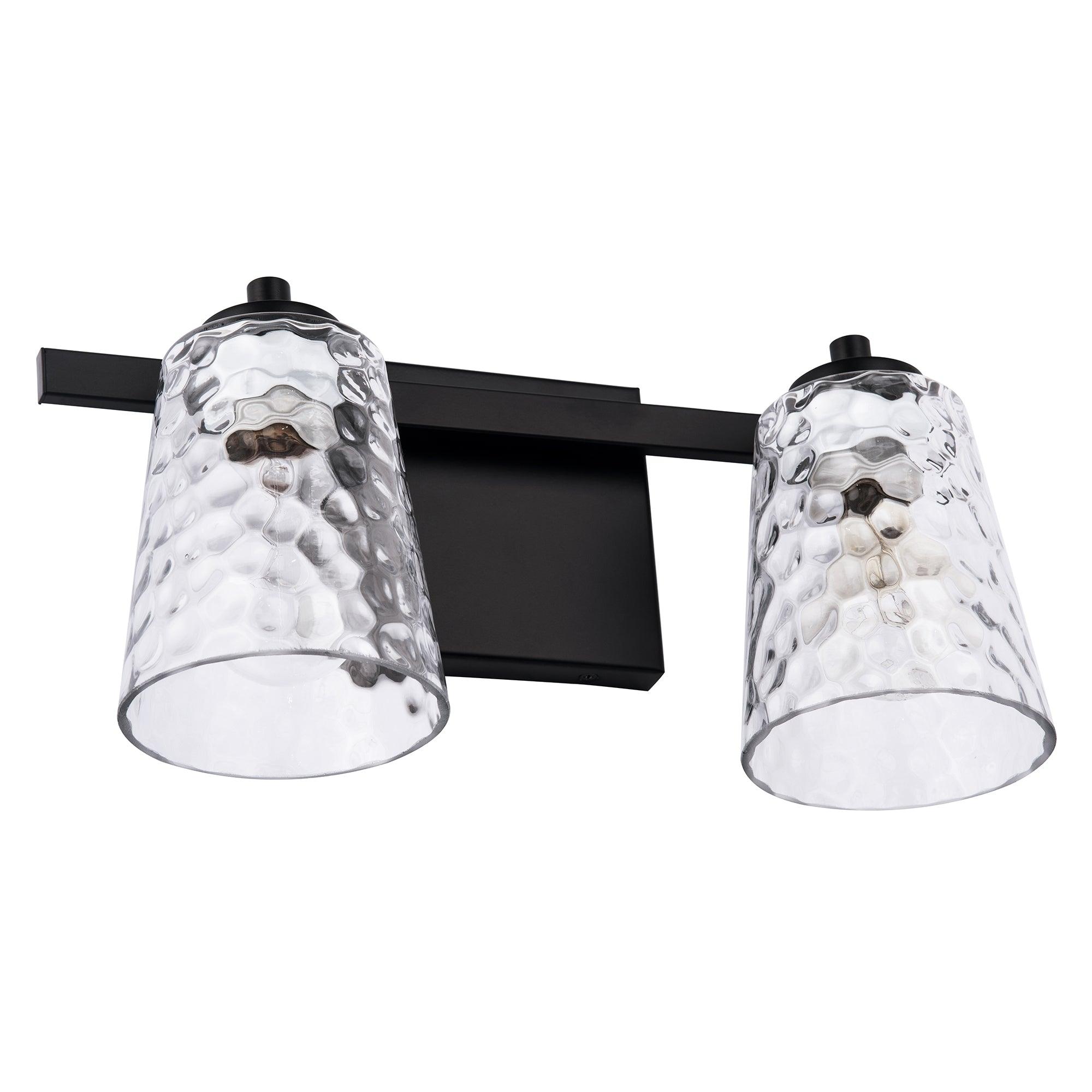 Radiance Modern 2-Light Brushed Nickel Dimmable Vanity Light
