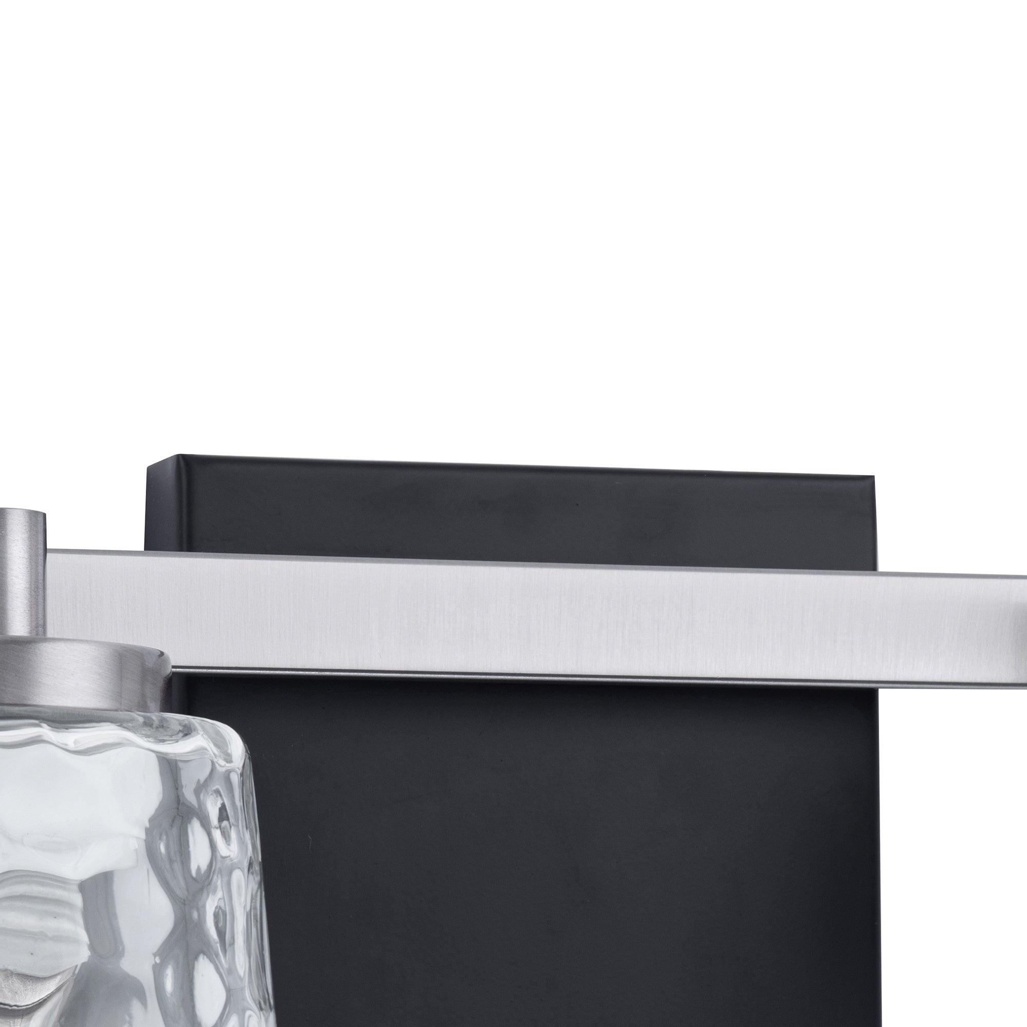 Radiance Modern 2-Light Brushed Nickel Dimmable Vanity Light