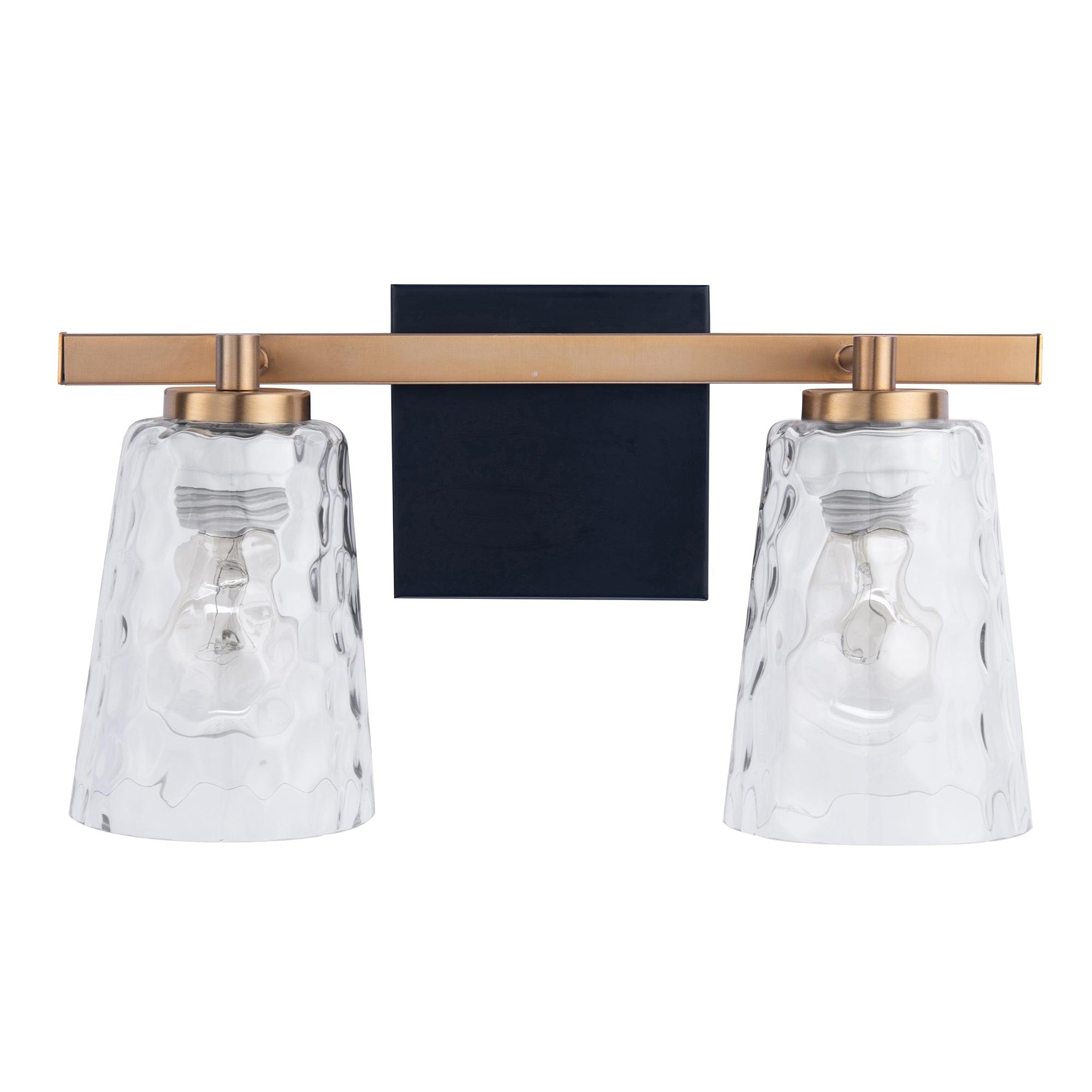 Radiance Modern 2-Light Brushed Nickel Dimmable Vanity Light
