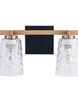 Radiance Modern 2-Light Brushed Nickel Dimmable Vanity Light