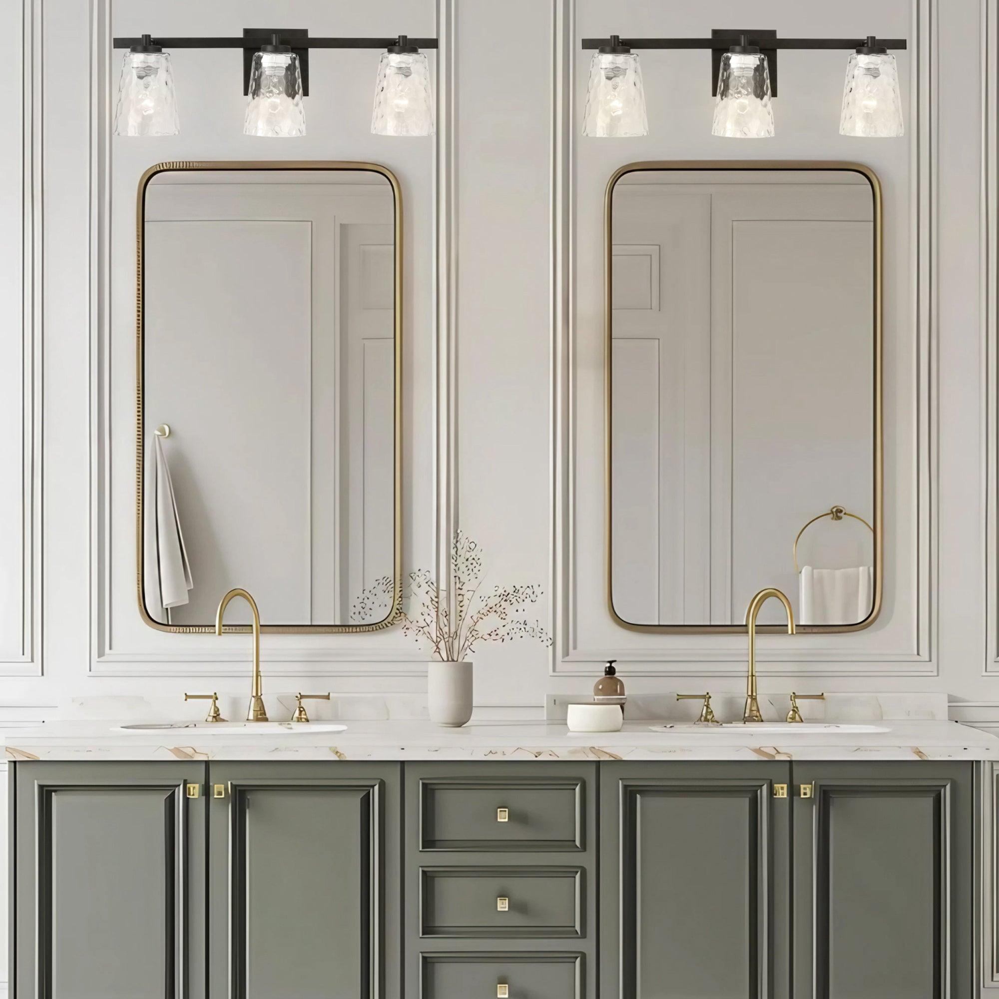 Dimmable Radiance Modern 3-Light Vanity Light