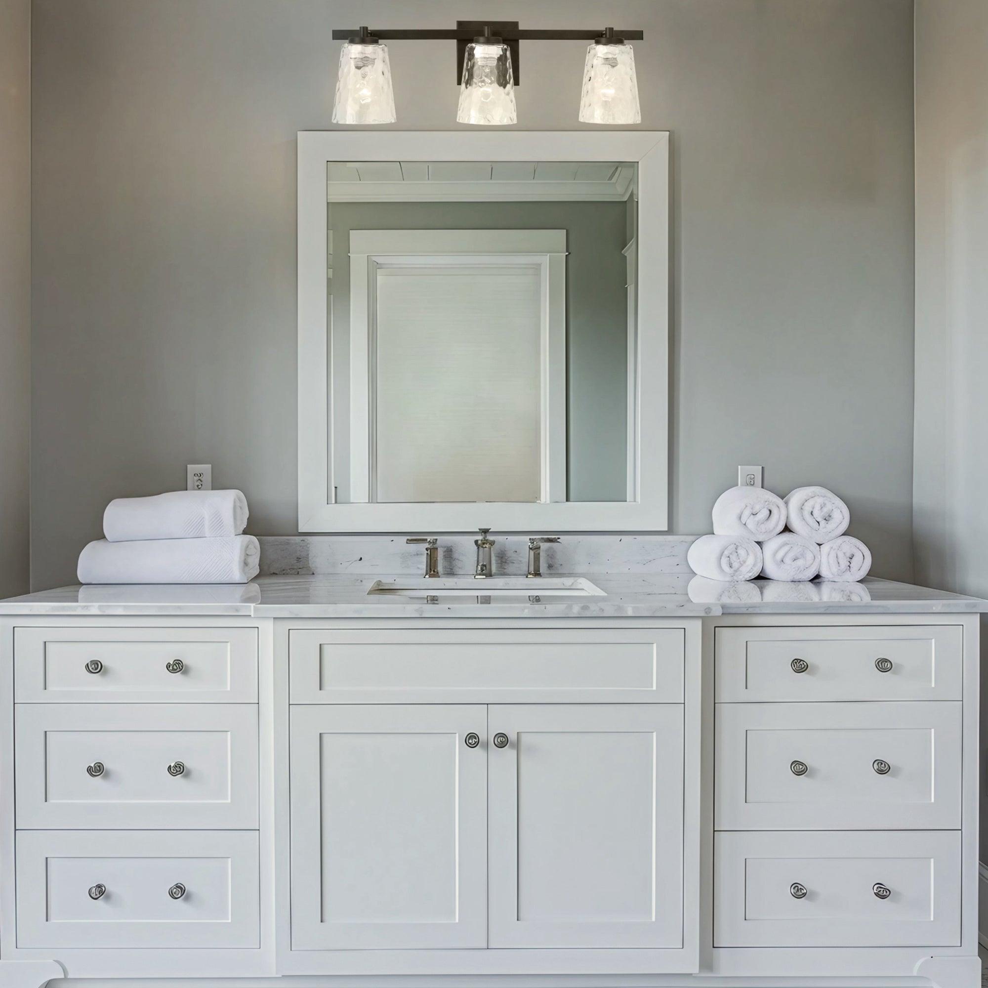 Dimmable Radiance Modern 3-Light Vanity Light