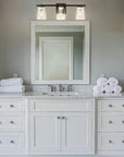 Dimmable Radiance Modern 3-Light Vanity Light