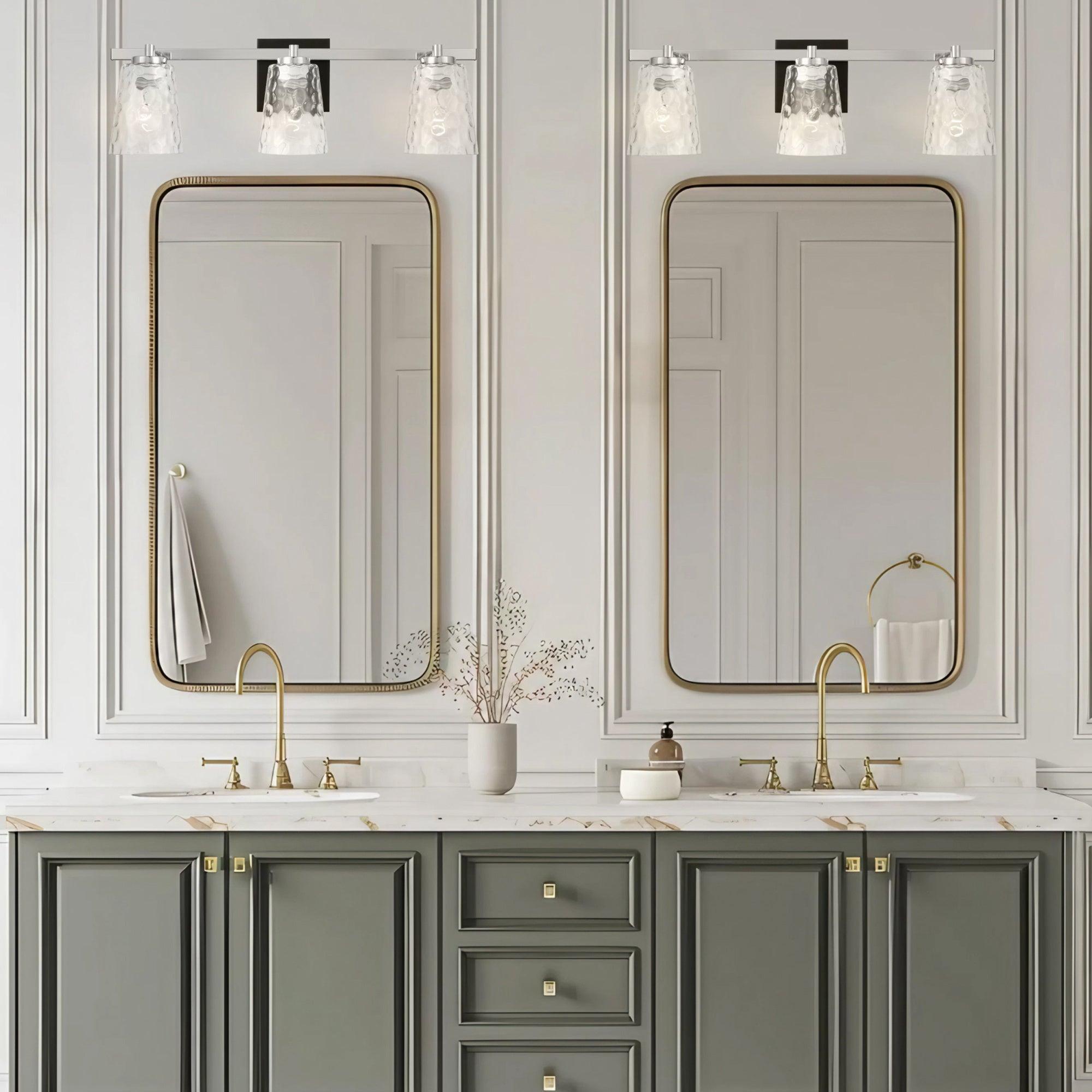 Dimmable Radiance Modern 3-Light Vanity Light