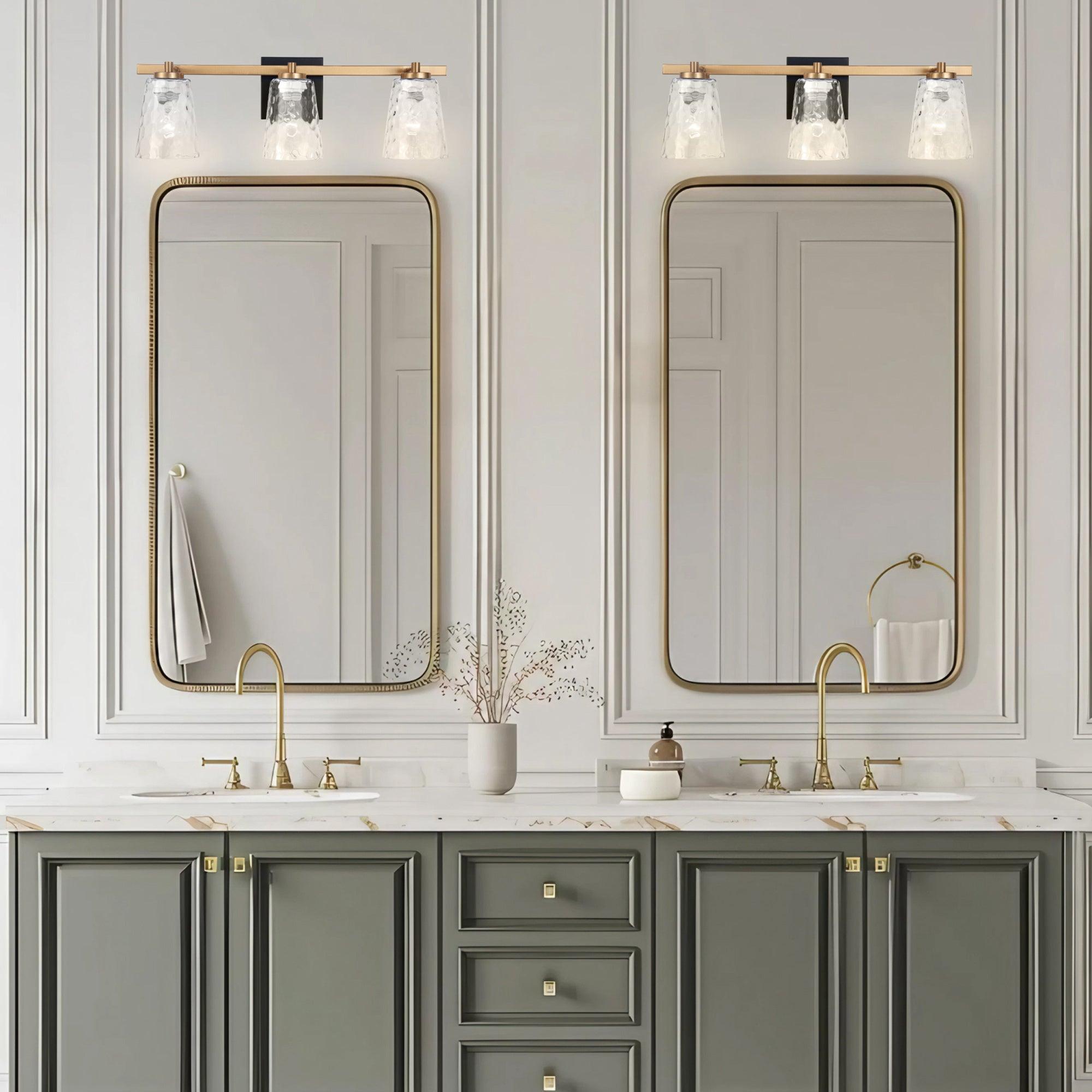 Dimmable Radiance Modern 3-Light Vanity Light