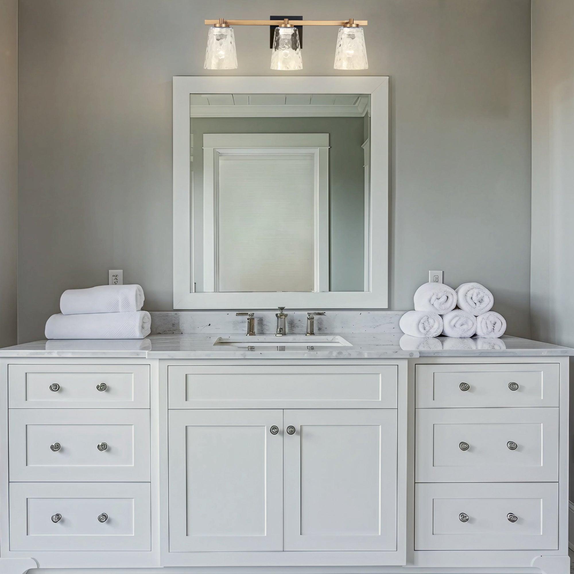 Dimmable Radiance Modern 3-Light Vanity Light