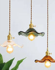 Retro Flower Glass Pendant Light | 3CARATS - IPLUS Lighting