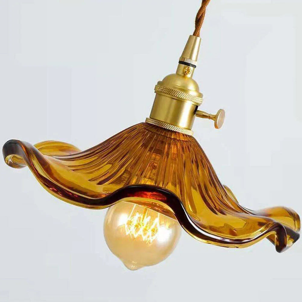Retro Flower Glass Pendant Light | 3CARATS - IPLUS Lighting