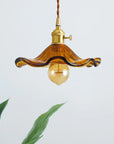 Retro Flower Glass Pendant Light | 3CARATS - IPLUS Lighting