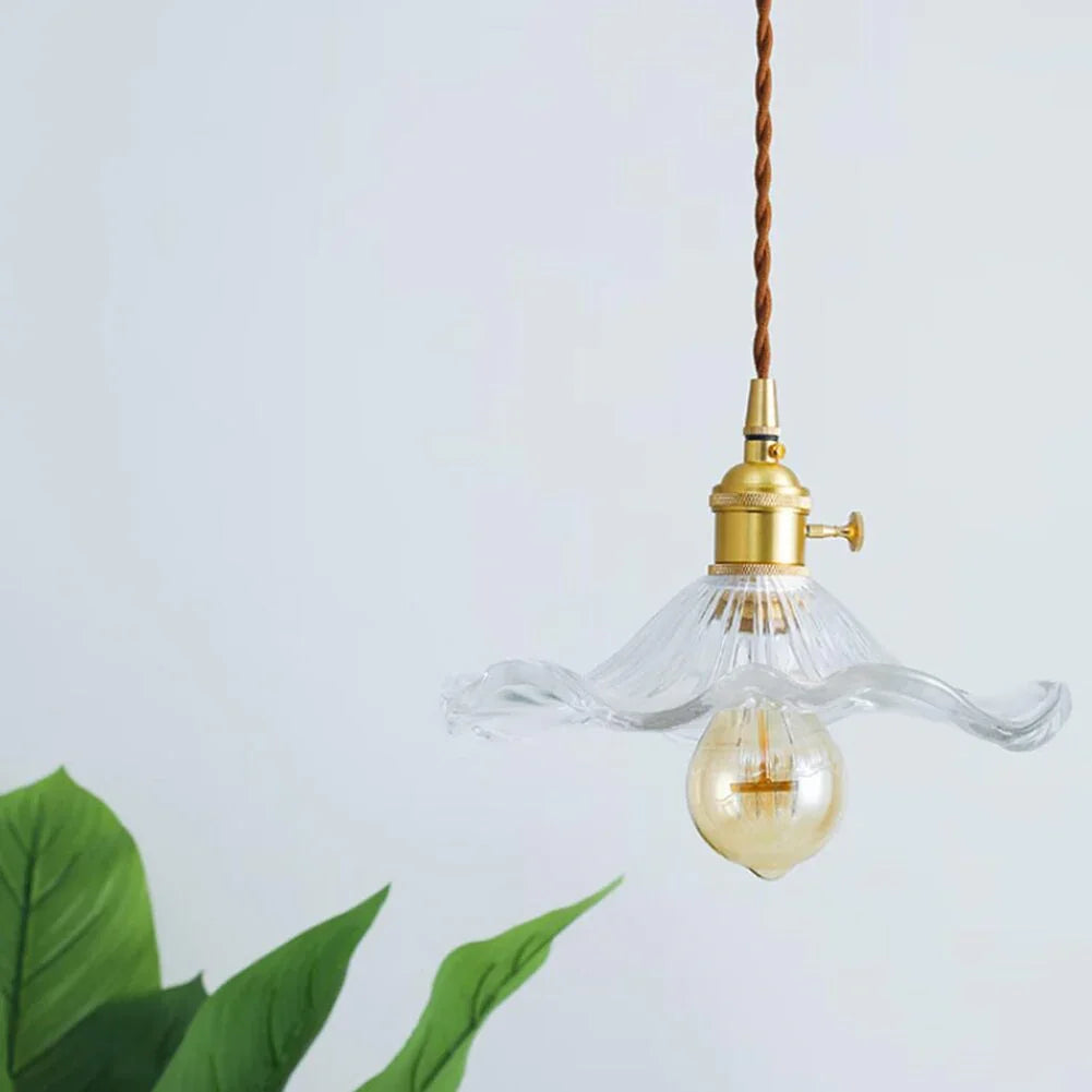 Retro Flower Glass Pendant Light | 3CARATS - IPLUS Lighting
