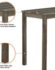 Traditional 3-Piece Breakfast Dining Set for Small Spaces