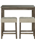 Traditional 3-Piece Breakfast Dining Set for Small Spaces