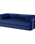 79" Modern Corduroy Sofa Bed with Supportive Lumbar Pillow