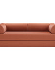79" Modern Corduroy Sofa Bed with Supportive Lumbar Pillow