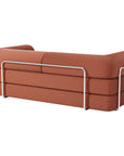 79" Modern Corduroy Sofa Bed with Supportive Lumbar Pillow
