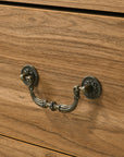 Rustic 22" Nightstand with 2 Drawers and Open Storage Shelf