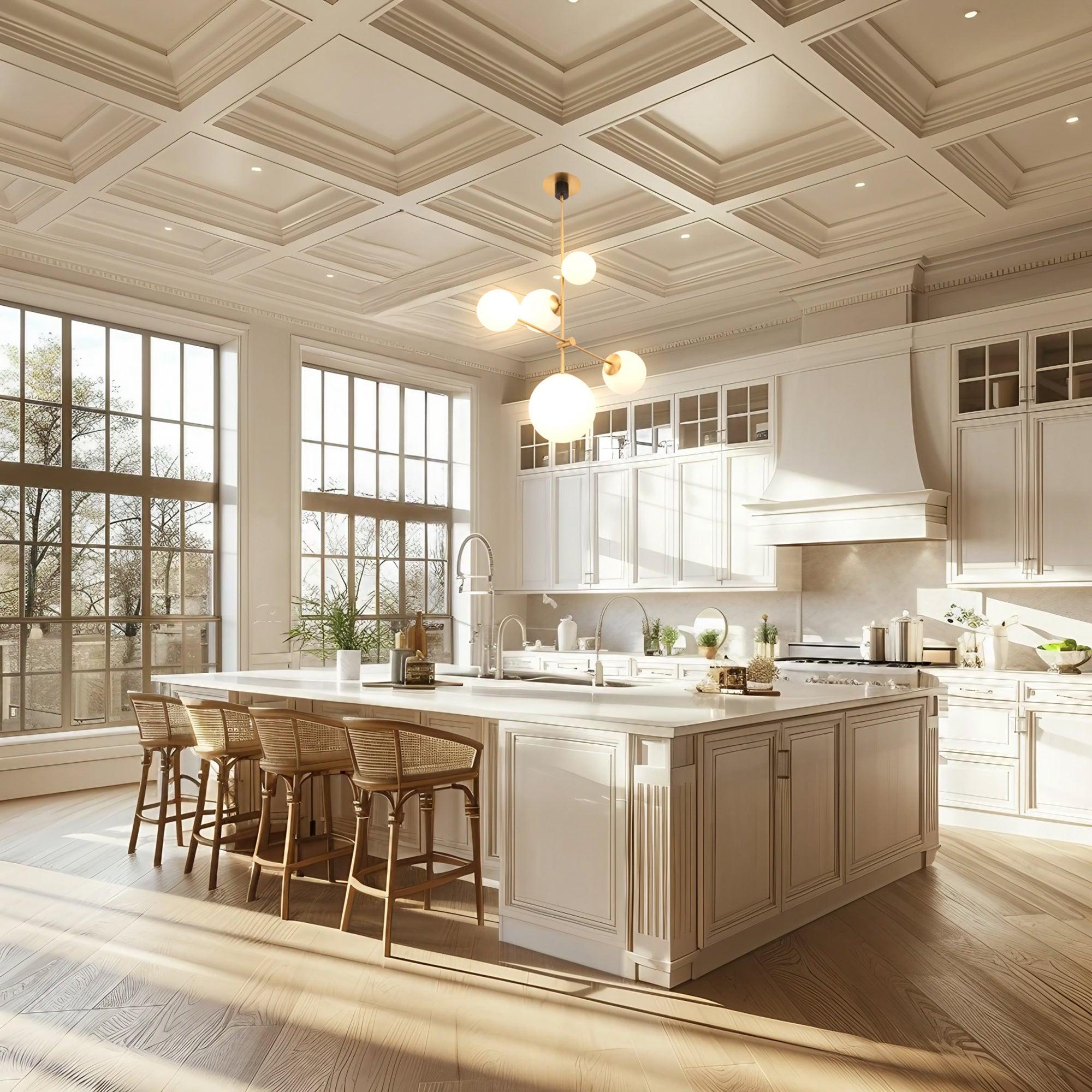 Dimmable Spark Modern Gold 5 Light Chandelier