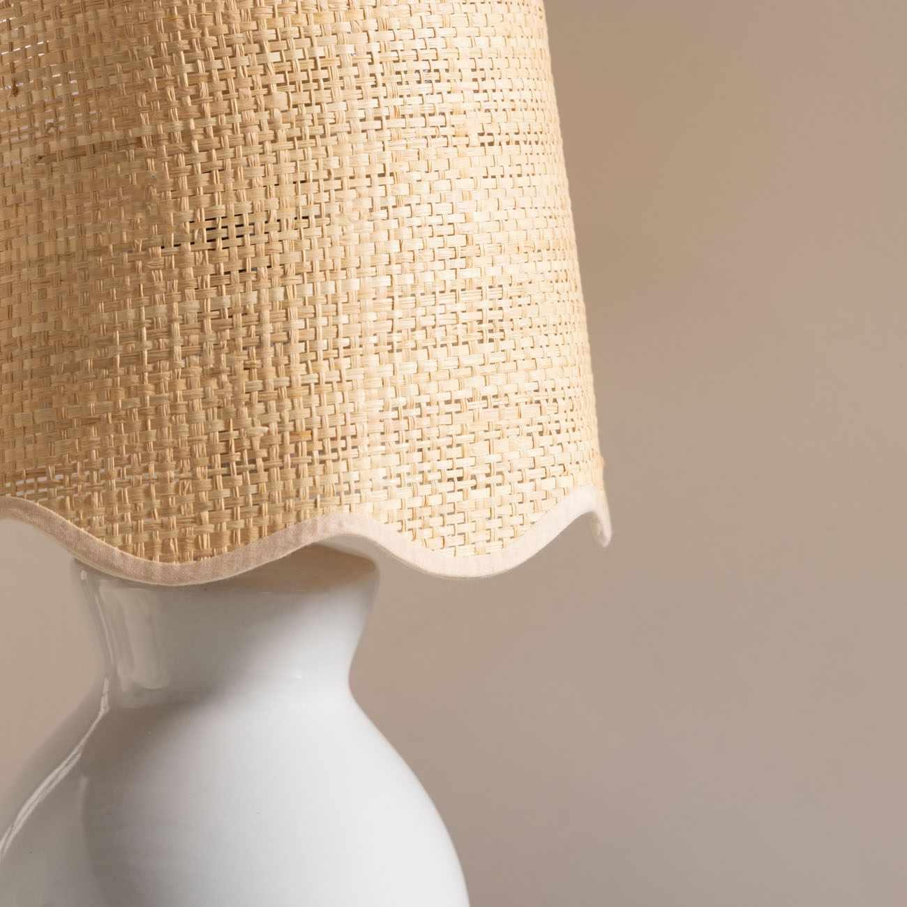 Salgareda Grey Ceramic Table Lamp - IPLUS Lighting