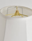 Natural Rattan Table Lamp Set of 2 with Fabric Shade
