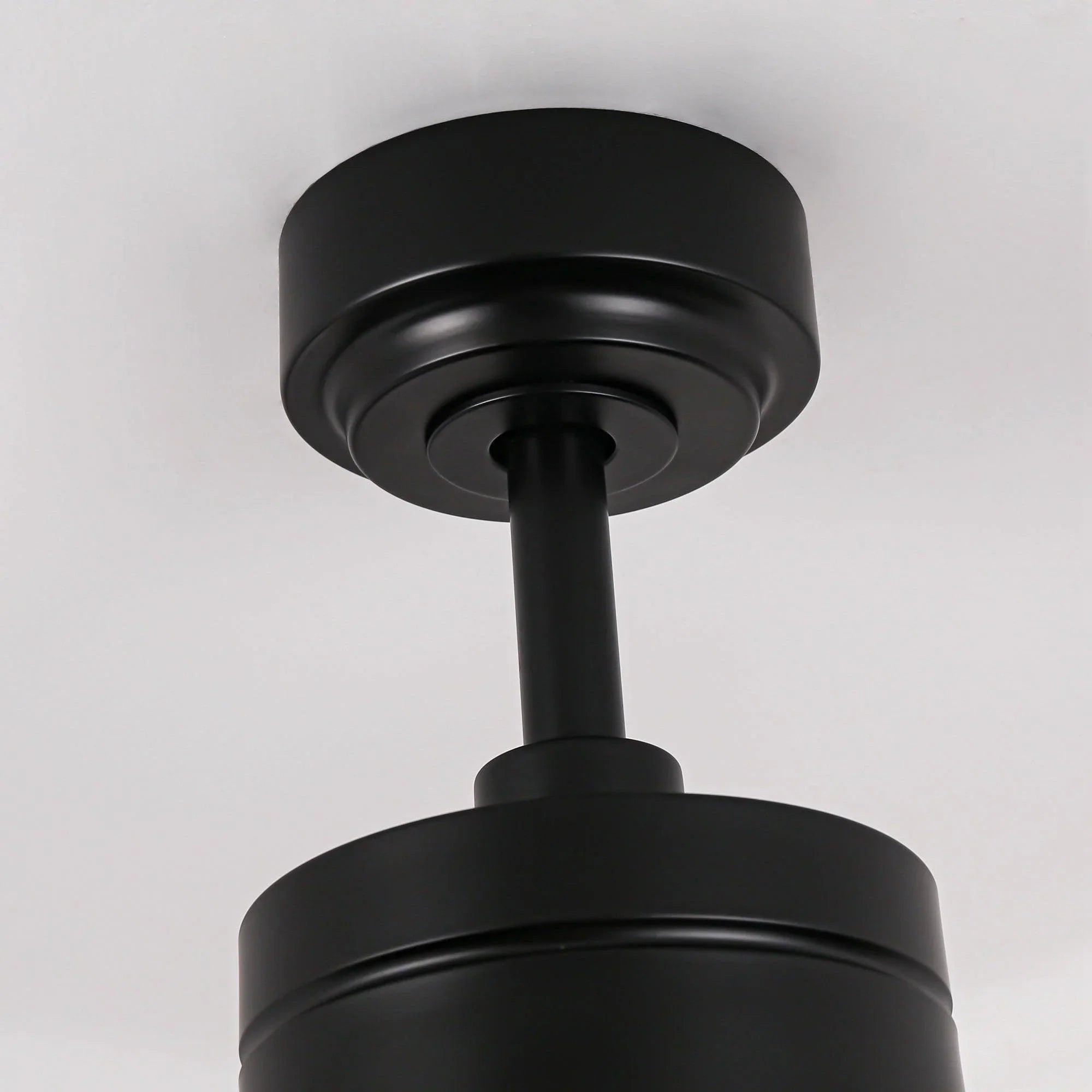 60" Hamptons Black Ceiling Fan