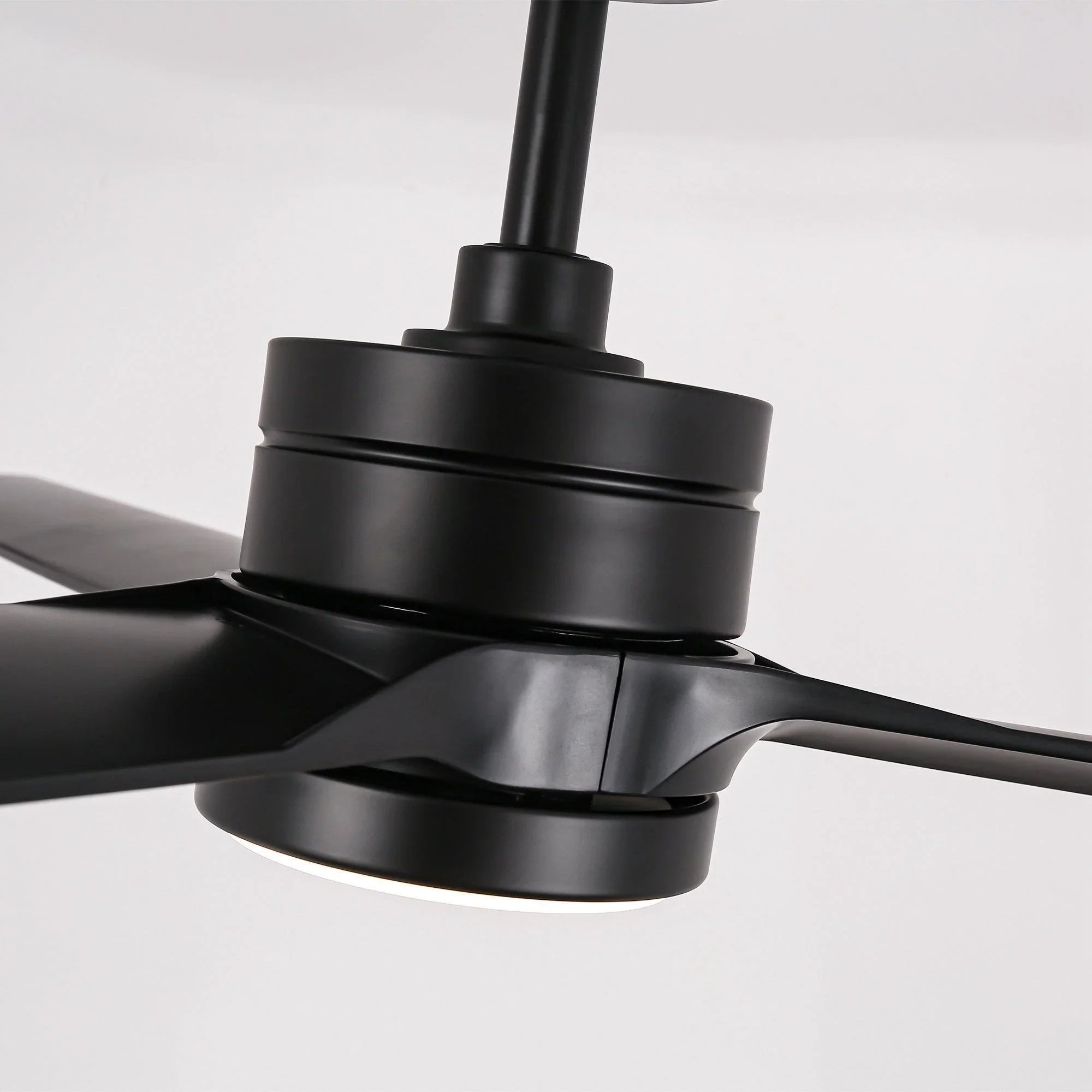 60" Hamptons Black Ceiling Fan