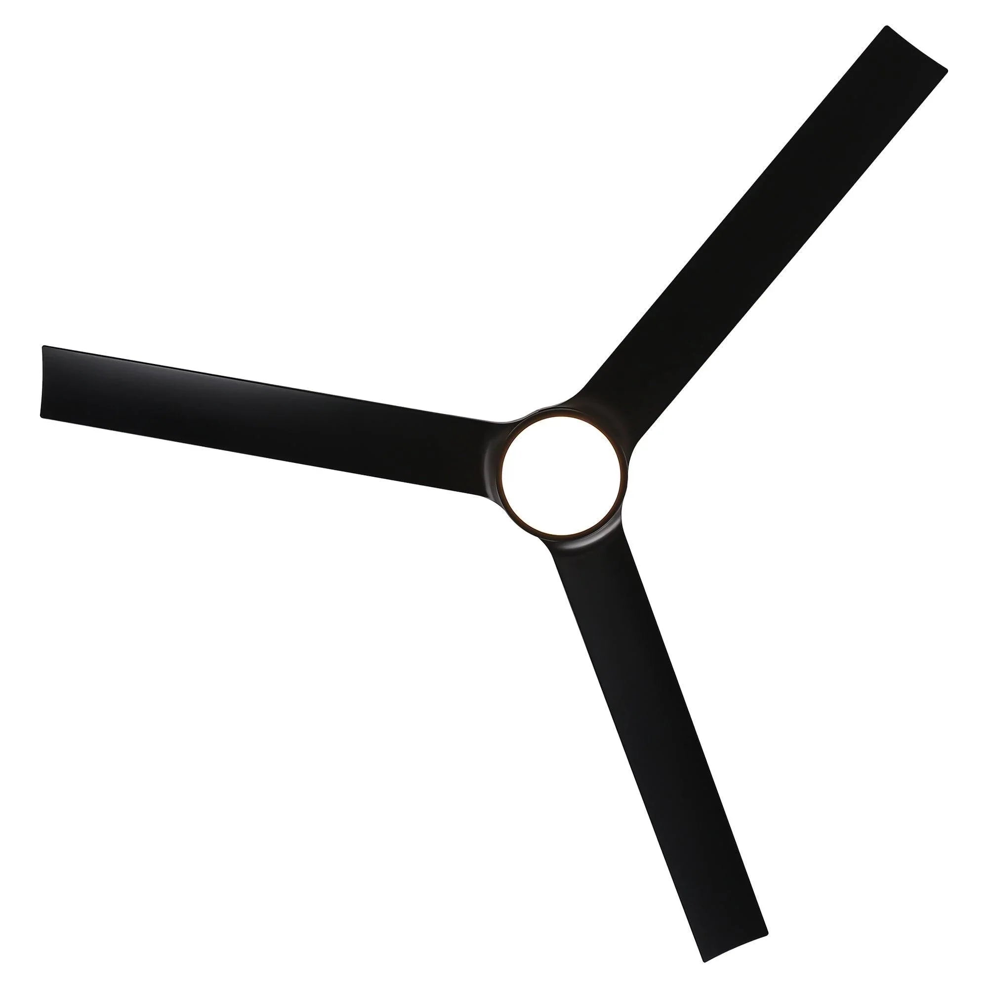 60" Hamptons Black Ceiling Fan