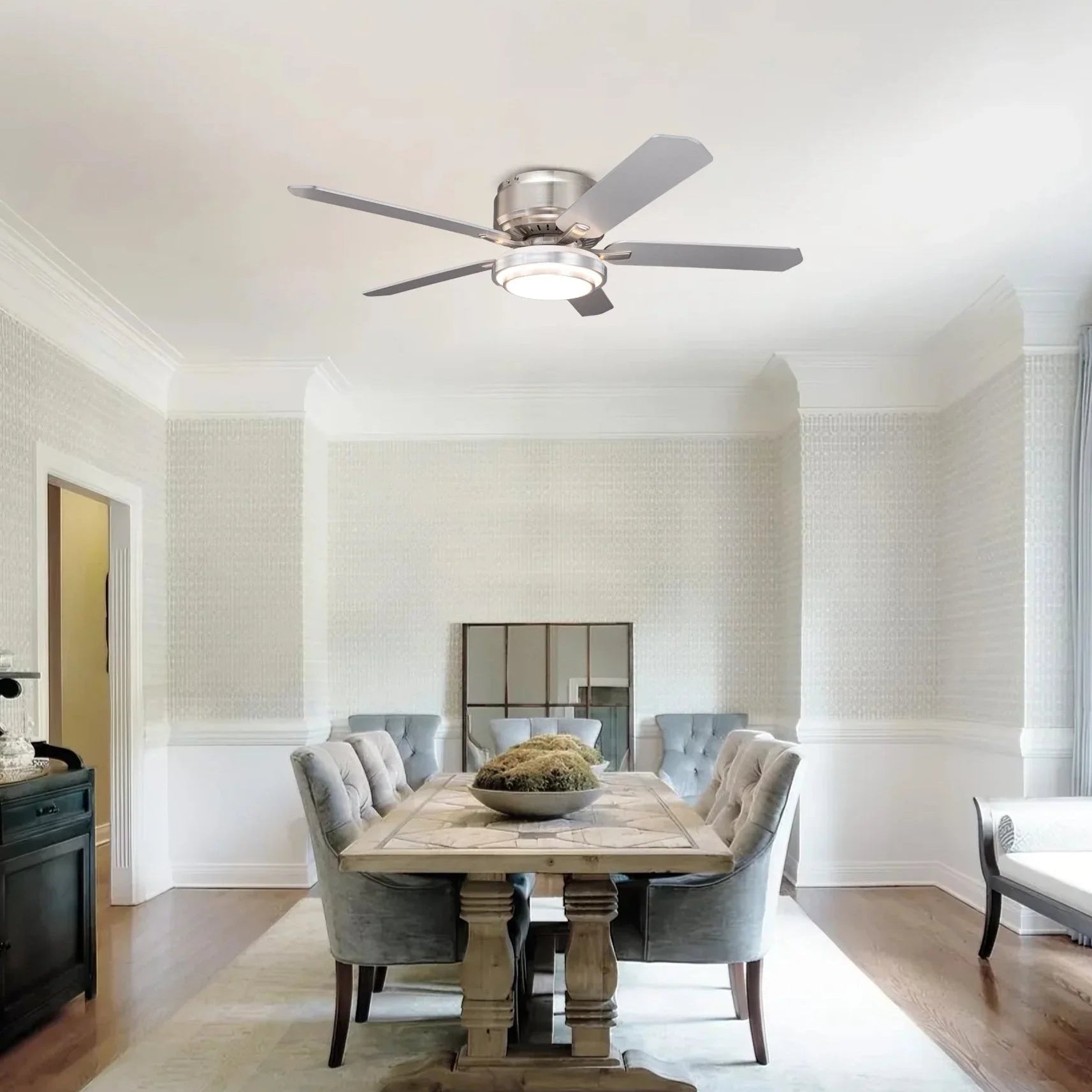 52" Double-sided Blades Smart Ceiling Fan