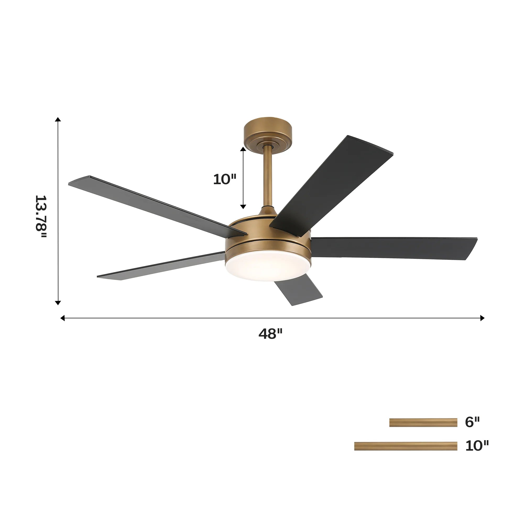 48" Tracy Smart LED Ceiling Fan