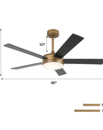 48" Tracy Smart LED Ceiling Fan