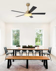 Vaczon 52" Double-sided Blades Ceiling Fan