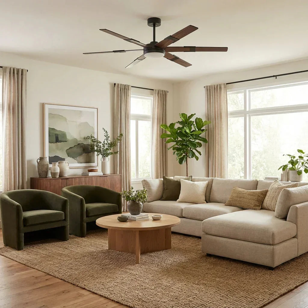 Vaczon 60" Industrial Smart Ceiling Fan