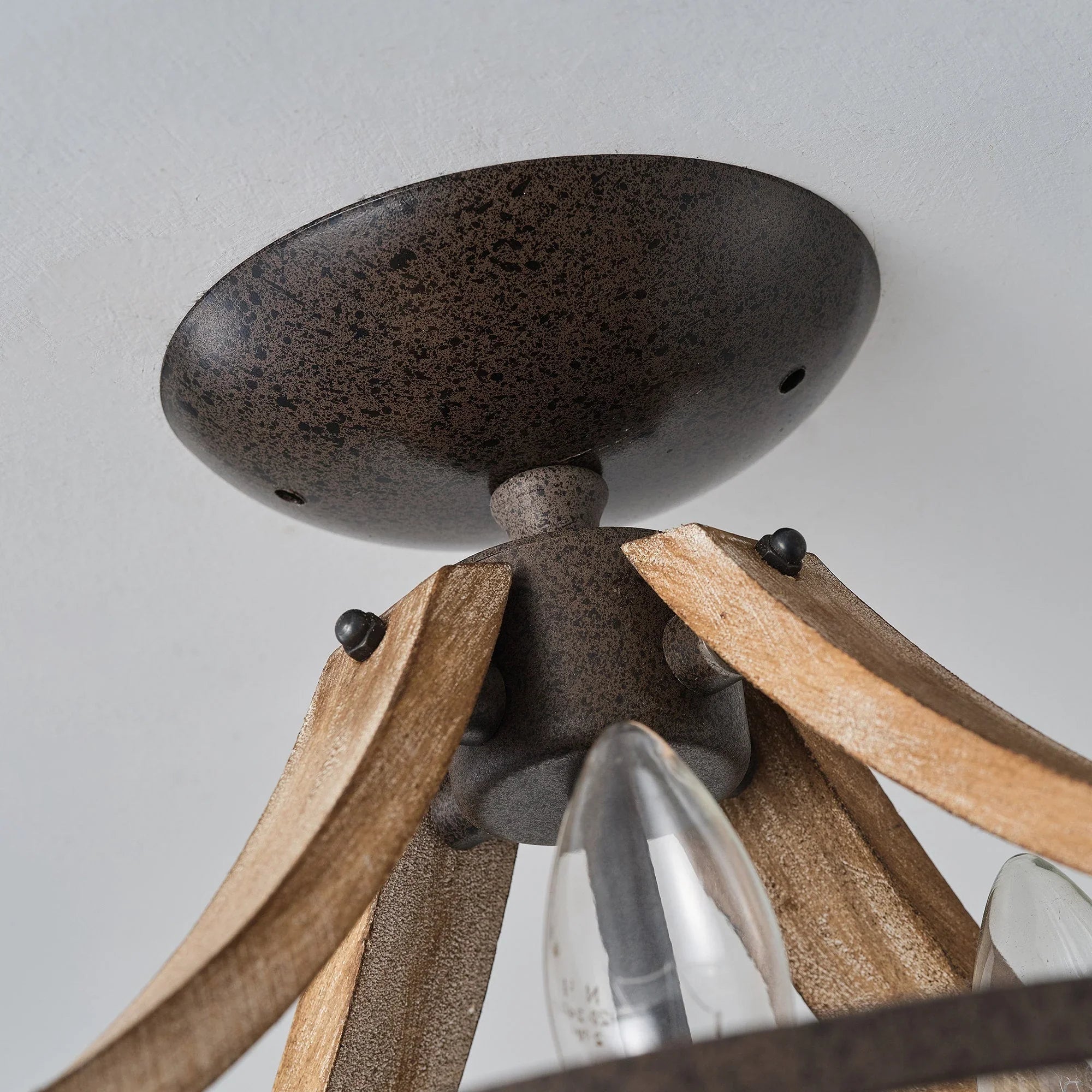 Farmhouse 3 Light Semi Flush Mount Ceiling Light - IPLUS Lighting