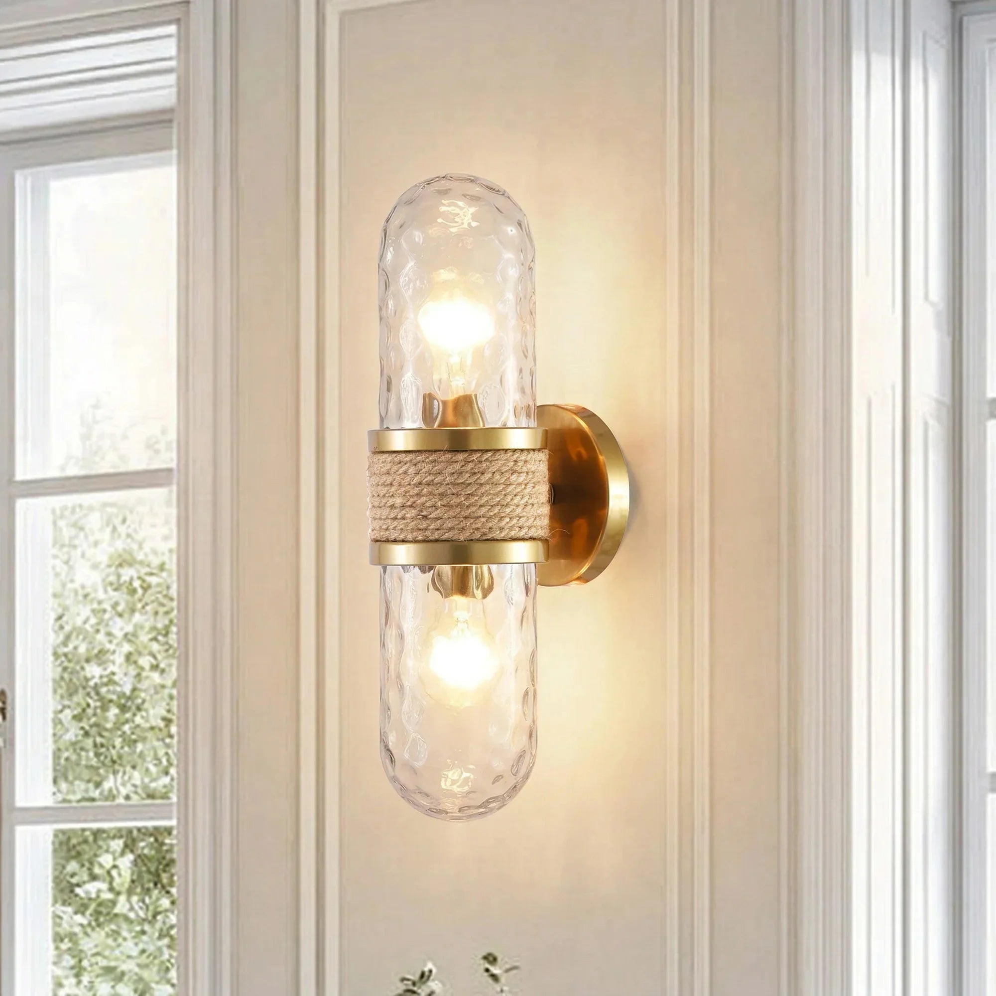 Zora 2-Light Gold Wall Sconce